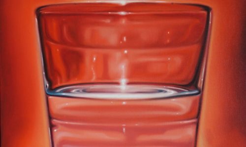Halb Leer, 80x60cm, 2024