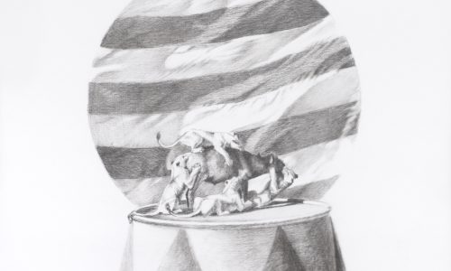 Madruga,_Theories-of-the-defeated_Without-bread_Kohlestift-Karton