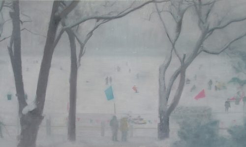 Zhang Jian_Houhai Series (No1), 2010, Öl a Lw, 100x200cm